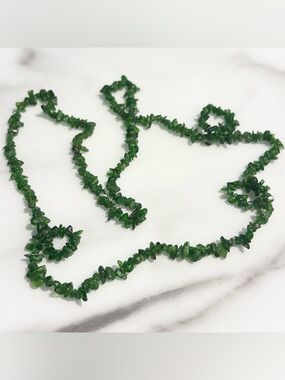 Forest Green Gemstone Chrome Diopside Necklace